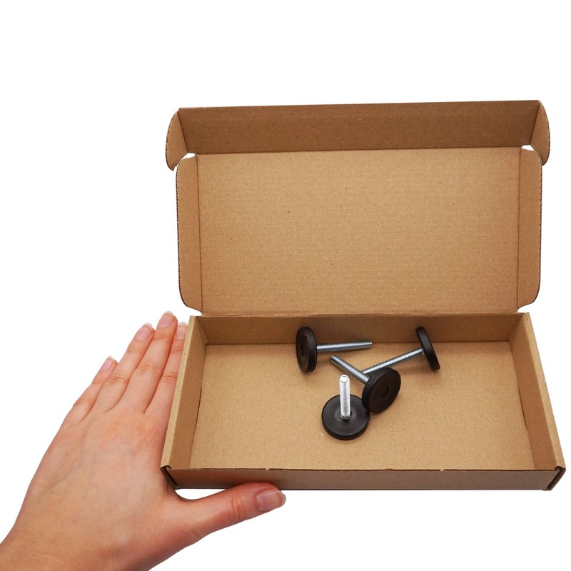 SKIR'CO 4 pcs, Furniture Leveling Feet M6 x 40 mm,