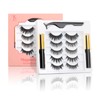THINKSHOW Magnetic Eyelashes Kit, Long Lasting and Reusable Magnetic lashes