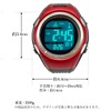 Remarks Japan Men's Women's Solar Wristwatch Waterproof Radio Solar Red,