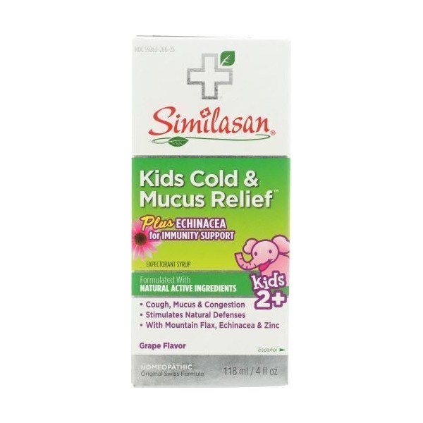 Kids Cold & Mucus Relief Plus Echinacea 4 Oz