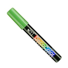 UCHIDA 315-C-102 Marvy Deco Color Chisel Tip Acrylic Paint Marker, Jade Green