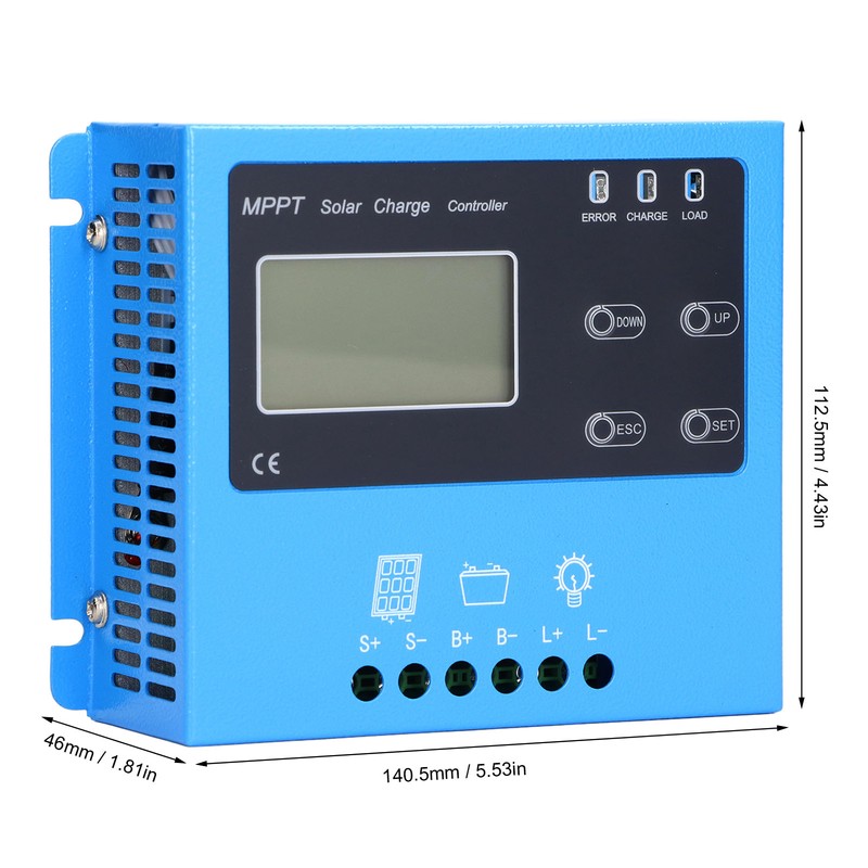 Solar Charge Controller MPPT Panel Battery Control Regulator DC 12V