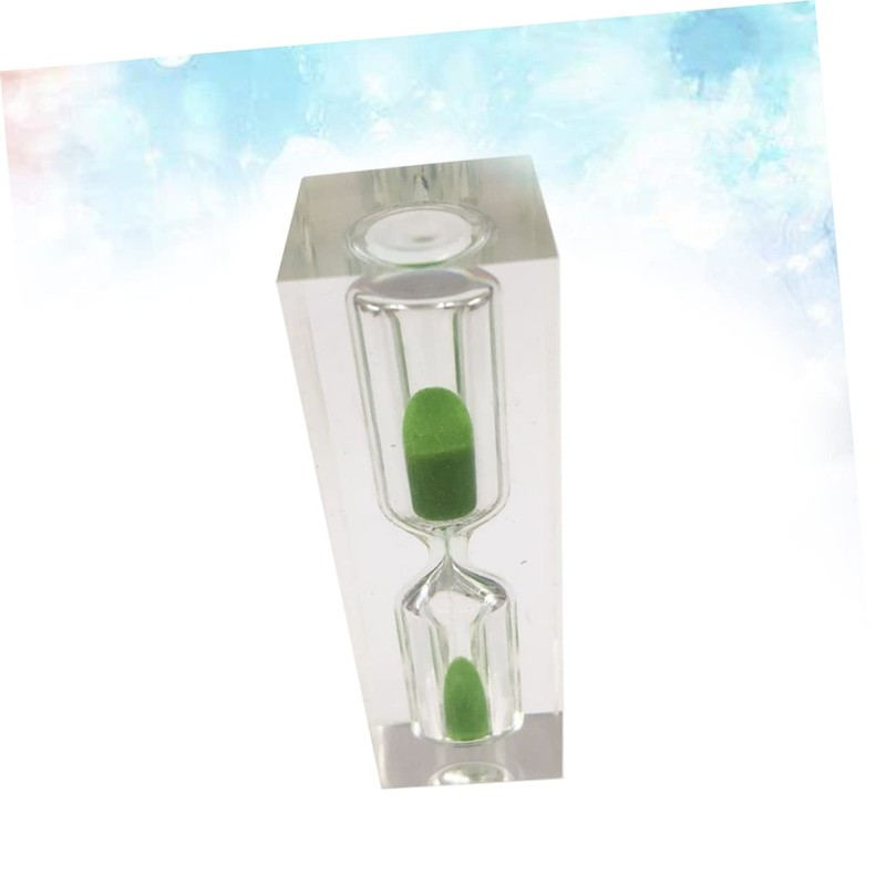 STOBAZA Creative Crystal Sandglass Timer for Green Sand Clock Decoration