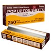 Katbite Pop Up Aluminum Foil Sheets, 250 Count Tin Foil,