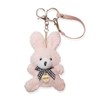 [byDream] Rabbit Keychain Rabbit Bag Charm Plush Bunny Keychain with