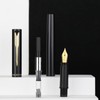 SAQIANG BOLEITUN Metal Fountain Pen Gift Set, Matte Black with