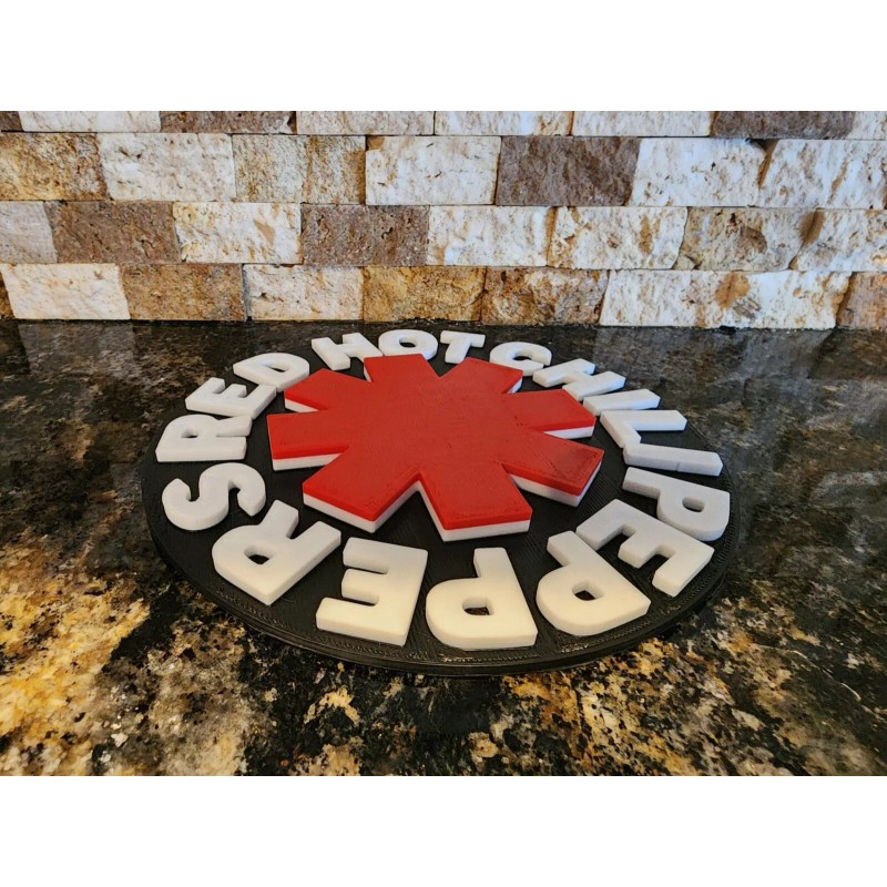 Unbranded Red Hot Chili Peppers 3D Display