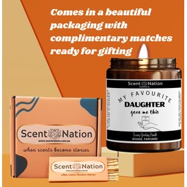 Fathers Day Gift - Gifts to Dad from Son, Daughter, Wife, Girlfriend, Sister, Brother - Ideal Dad Gift on Father's Day, Birthday, Christmas, Anniversary (Favourite Daughter)