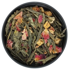 Tea Whisker Lychee Rose Loose Leaf Green Tea (4 Ounce (Pack of 1))