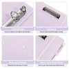 SKYDUE 3 Ring Binder with Clipboard 1 Inch, 13.2" ×