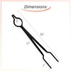 FEBTECH Log Grabber for Fire Pit - 30" Inch Steel
