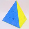 Bucubke QY Pyramid 4x4 Stickerless Magic Triangle Cube QY Pyramid