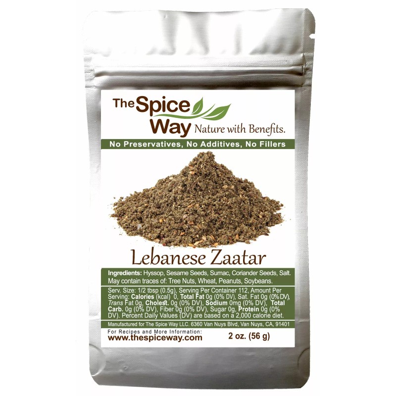 The Spice Way Traditional Lebanese Zaatar - 2 oz