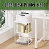 MARTY Desktop Printer Stand 2 Pack Printer Stand with Storage