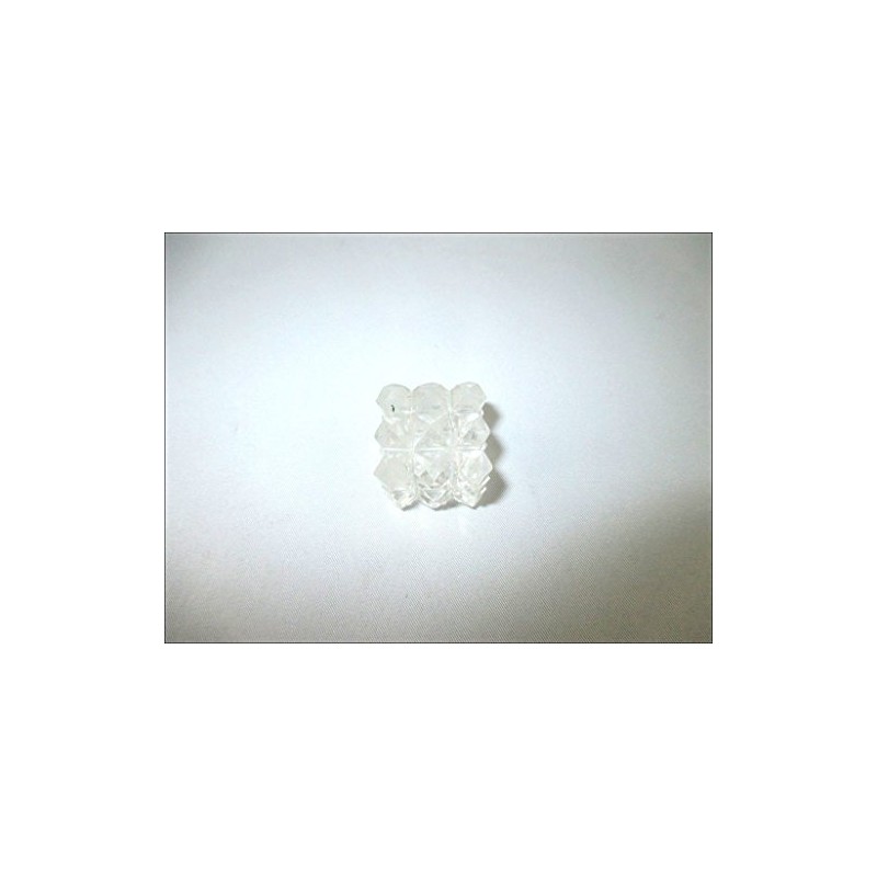 Jet International Crystal Quartz Pyramid Cube 54 Lemurian Gemstone