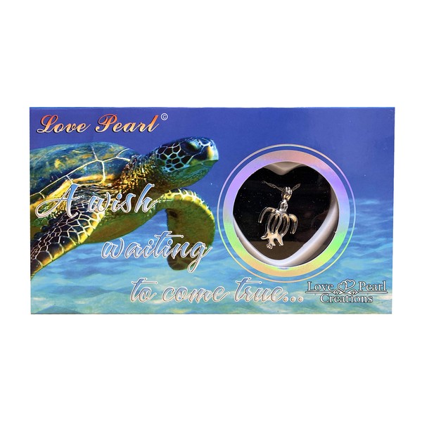Love Pearl Creations Animals Wish Kit with Pendant Necklace (Turtle)