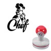 Seasonstorm Chef Logo Self-Inking Photosensitive Planner Scrapbooking Stamps for Card