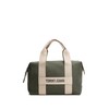 Tommy Jeans Retro Cool Duffle Bag with Luggage Strap, Pewter