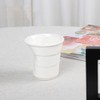 JinRu BaoHua Ceramic pleated water cup, irregularly shaped coffee cup