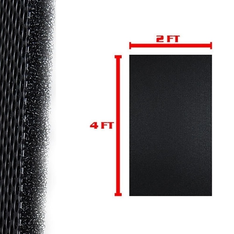 DJ Speaker Woofer Cabinet Liner Black Foam 2 Feet x