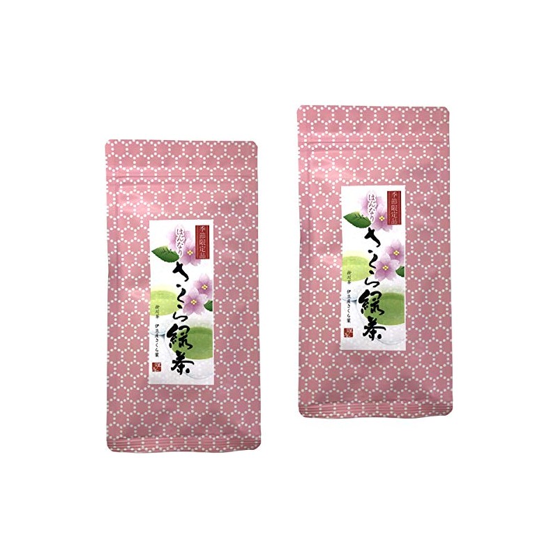 【国産100%】さくら緑茶 50g×2袋セット 巣鴨のお茶屋さん 山年園