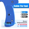 Cable Tie Gun,Knoweasy Fastening Cable Tie Tool,Die-Cast Steel Flush Cut