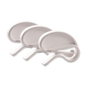 Rada Cutlery Quick Grip Chip Snack Bag Clips – Heavy Duty Food Sealer, Made in USA, 3 Pack, White