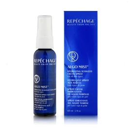Repechage Algo Mist Hydrating Seaweed Facial Spray for All Skin Types - Hydrating Face Mist Travel Size, Aloe and Vitamin C Infused Keeps Skin Glowing, Hydrated, Refreshed and Nourished, 2 fl oz.