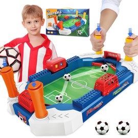 Foosball Table Soccer Board Game for Kids, Mini Football Games Set Gifts Toys for Indoor Sports Family Playroom Party Game Interactive Birthday Sports Gift for Boys Girls 3 4 5 6 7 8-12