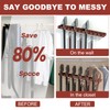 Cuipingoo Belt Hanger for Closet Max 42 Belts, 12+11 Storage