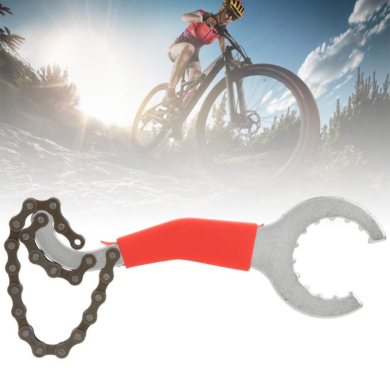 Alomejor Herramientas de extracción de Cassettes de Bicicleta Rueda Libre