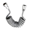 Long Coiled Shower Hose 15 ft, Biveah ABS Shower Spring