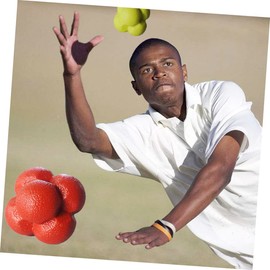 BIUDECO 3pcs Hexagonal Fitness Balls Reaction Balls for Gym Agile Training Exercise Set Random Color