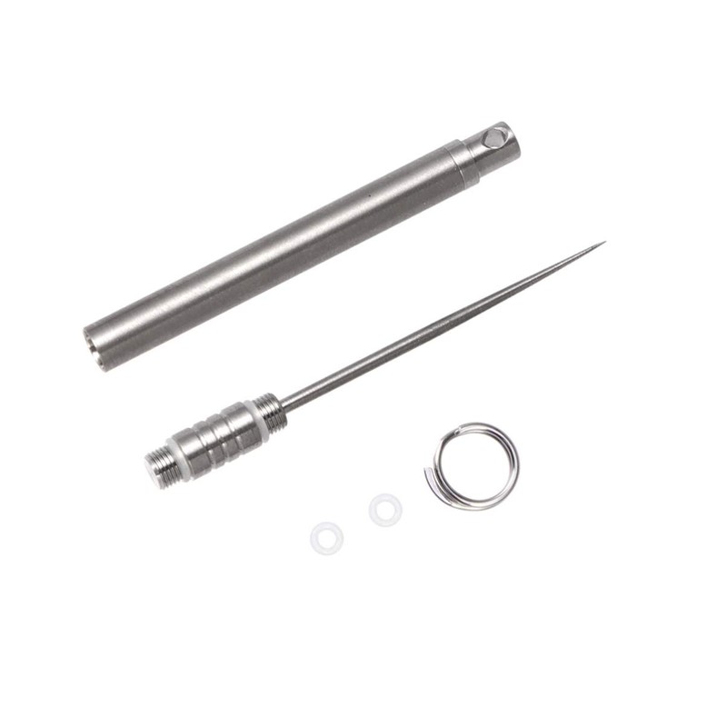 Healifty Titanium Toothpick Metal Fruit Fork Tooth Pick Integrated Tooth