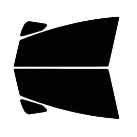 PreCut Front Door Window Tint Kit for Toyota Prius 2016-2017 - Front Kit, 35% VLT