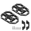 Majatou Front Rider Floorboards, Aluminum Foot Pegs Footboard, Motorcycle Front
