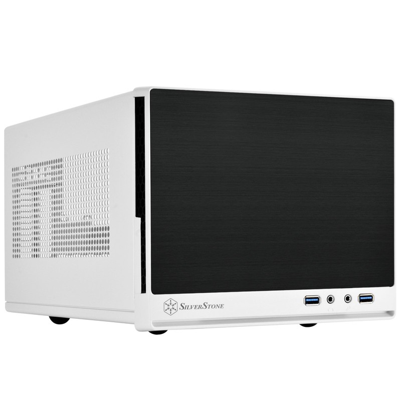 SilverStone Technology Ultra Compact Mini-ITX Computer Case with Solid Front