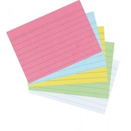 Herlitz Index Cards, A8, White, Squared Pack of 1000