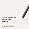 BIYUNRO Gel Pens - Black Ink 4pcs 0.5 mm Fine