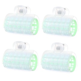 Beavorty 4pcs Self Grip Hair Curlers Large Plastic Hair Rollers for Salon Styling Breathable Design Diy Home Use
