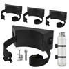 4 Pack Cylinder Wall Mounted Bracket,Heavy Duty Gas Cylinder Holder