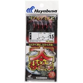 Hayabusa Thick Leader Sabiki Real Shrimp 5 Hooks No. 6/5-8 HS418