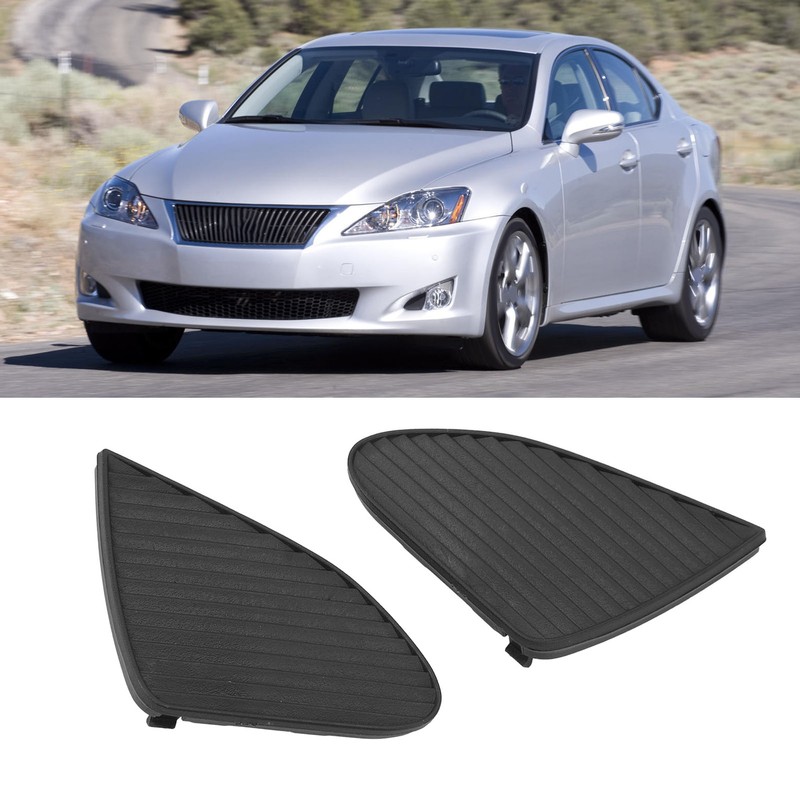 2Pcs Fog Light Cover Trim Bezel Cap 52437‑53020 Front Bumper