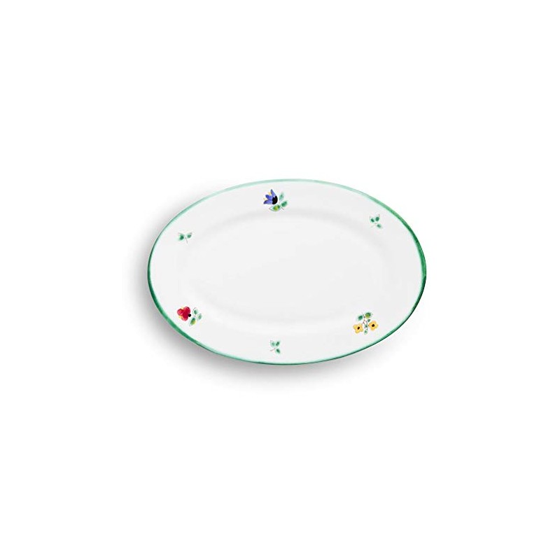 GMUNDNER KERAMIK Oval plate size: L = 21 cm x