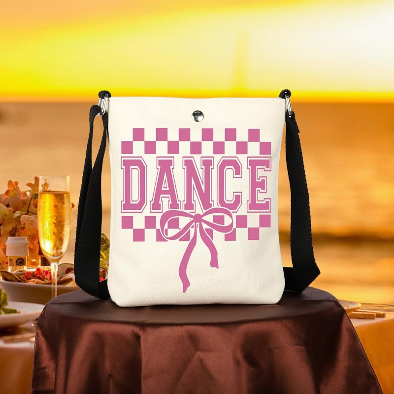 KUIYAI Dancer Crossbody Bag Dancing Lover Gift Dance Team Gift