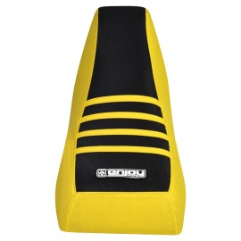 Honda Fourtrax TRX 70 Gripper Seat Cover 1986 - 1987  YELLOW -BLACK- YELLOW #279