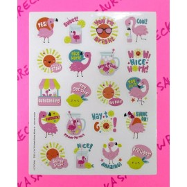 Eureka Flamingo Strawberry Lemonade Scented Scratch & Sniff Sticker Eureka