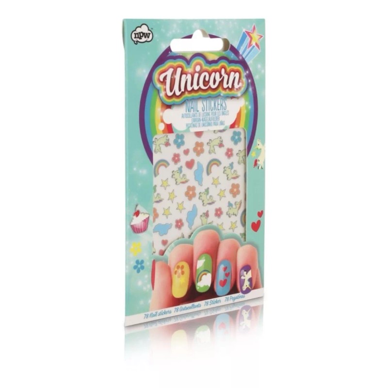 50 Pack Calcomanias Para Uñas Unicornio 3900 Mini Stickers
