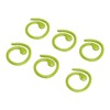 50PCS Metal Stitch Markers Spiral Markers Multifunctional Crochet Locking Hooks