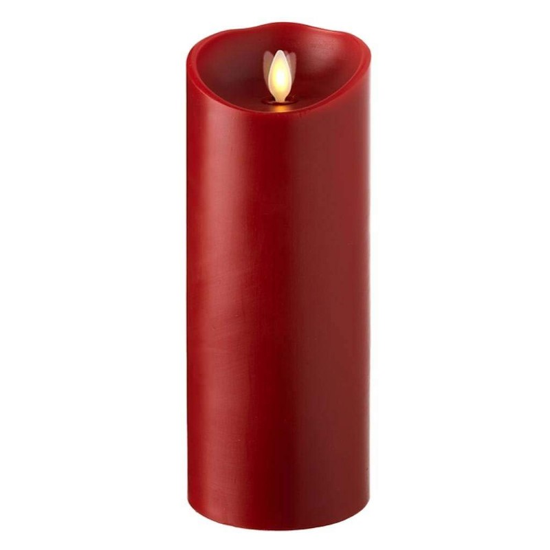 Liown Flameless Candle: Cinnamon Scented Moving Flame Candle with Timer